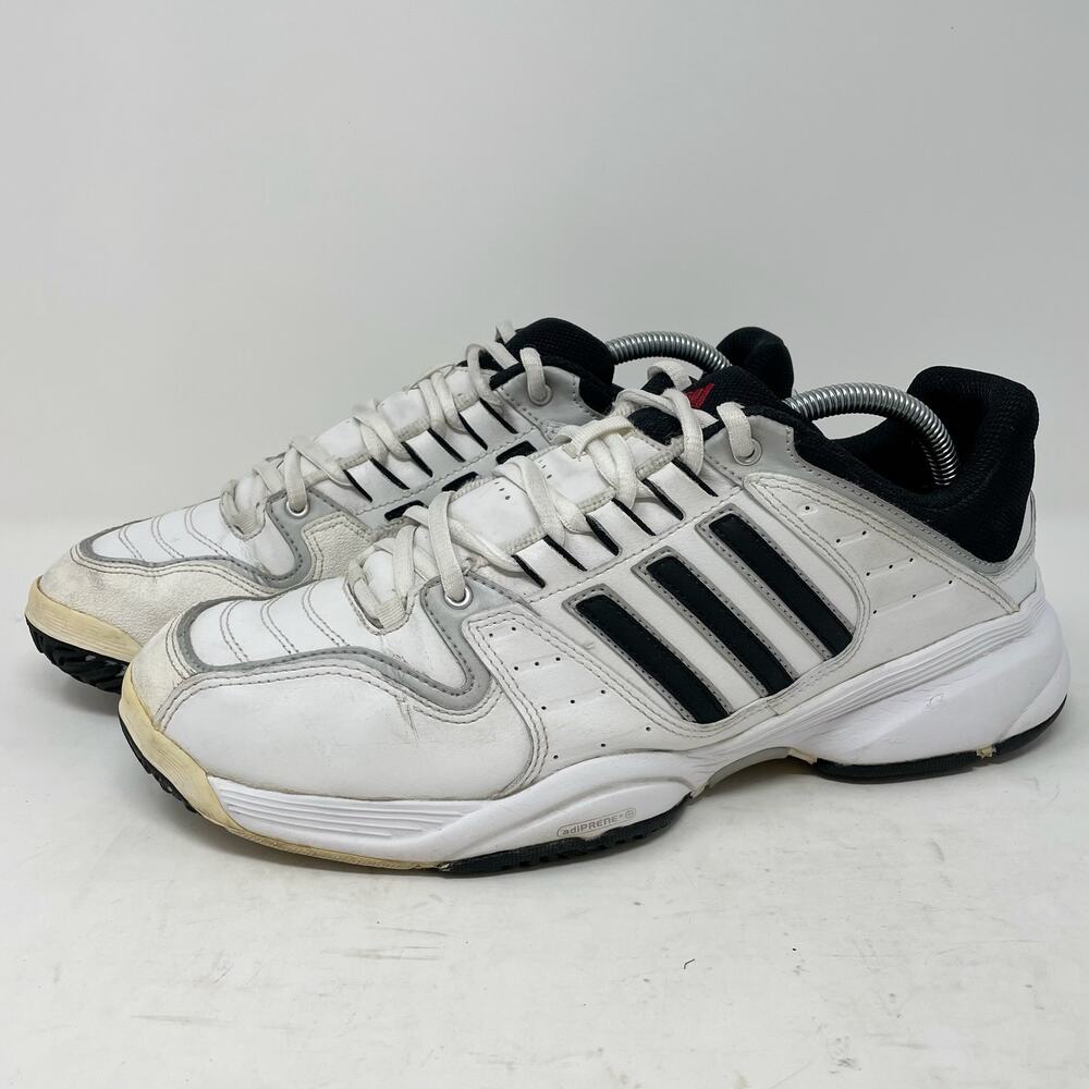 Adidas White Black Shoes Sneakers Mens Size 9.5